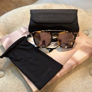 Valentino Tortoise Shell Sunglasses
